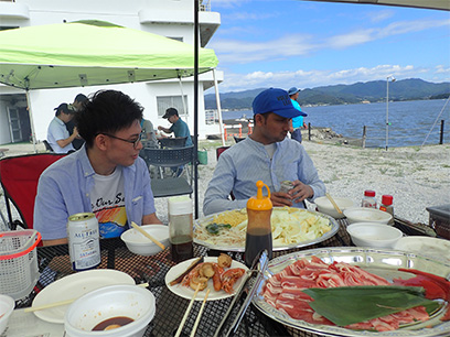 魚釣りBBQ